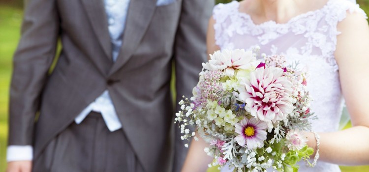 Eco friendly, green wedding flowers in Birmingham by Tuckshop Flowers